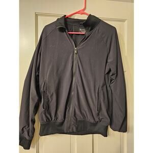 Athleta Brooklyn Bomber Jacket Black Size Medium Lightweight Travel